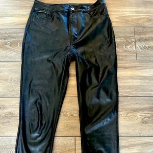 H&M “Divided” Faux Leather Pants